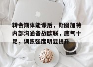 星空体育app下载-包含转会期体能课后，斯图加特内部沟通备战欧联，底气十足，训练强度明显提升的词条